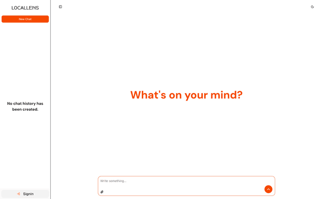 Locallens - Cushine Planner